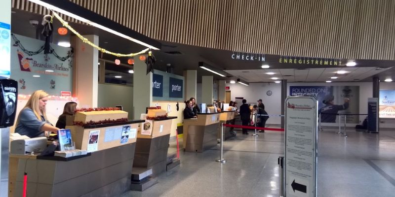 Air Canada YSB Terminal